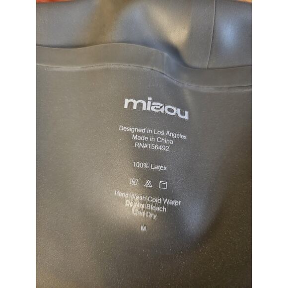 NWT Miaou Mara Corset Top Cami Latex Silver Fetish Sz M - Picture 6 of 6